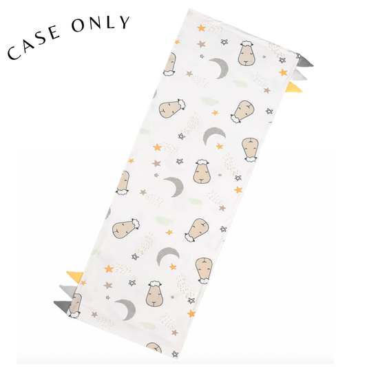XL Bed-Time Buddy Case Goodnight Baa Baa White with Colour tag