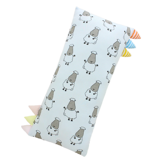 Jumbo Bed-Time Buddy™ Big Sheepz Blue with Colour & Stripe tag