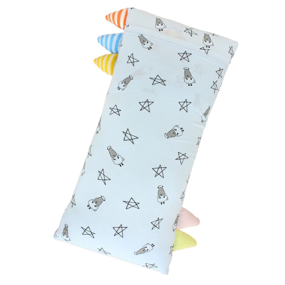 Medium Bed-Time Buddy™ Small Star & Sheepz Blue with Colour & Stripe tag