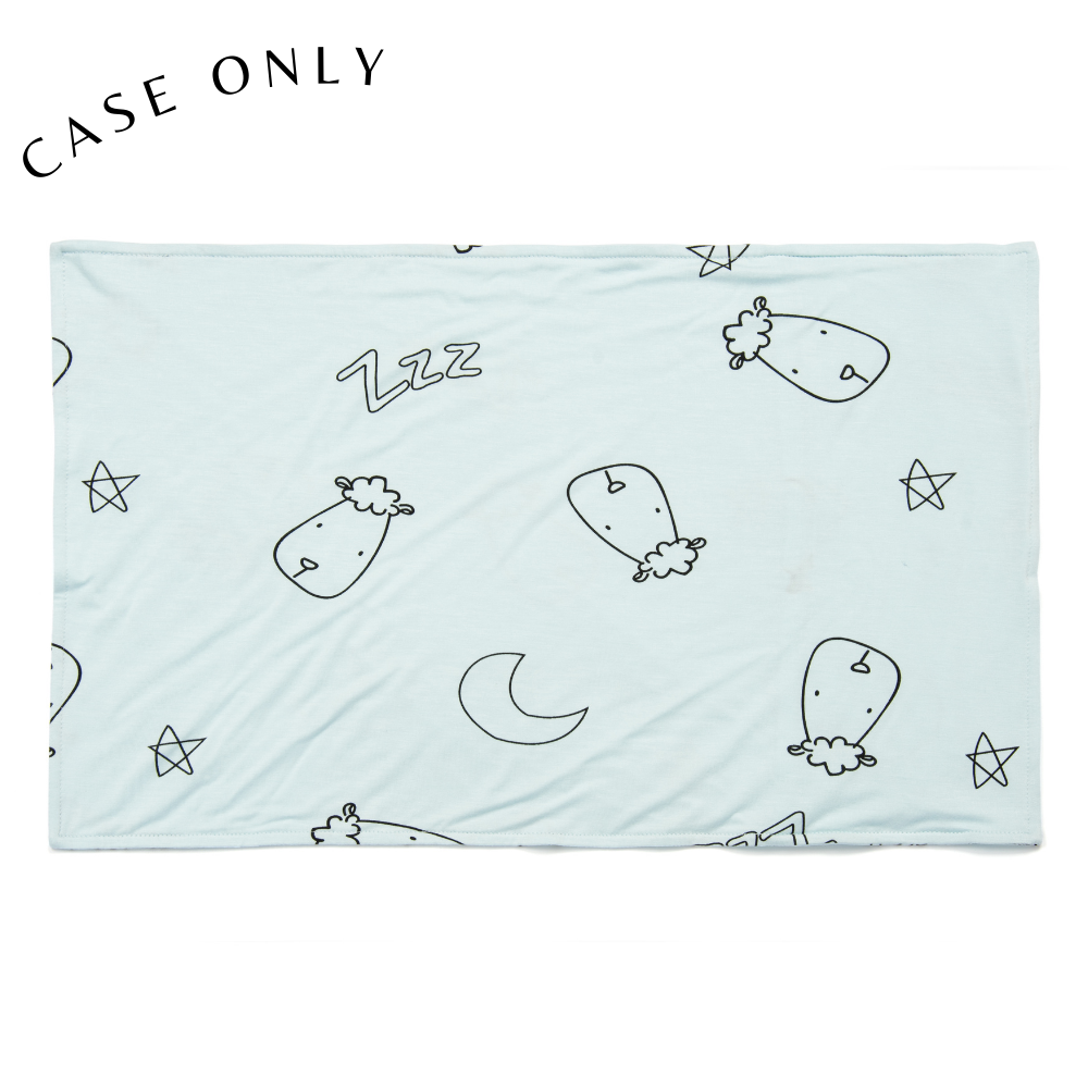 Head Pillow Case Sweet Dreams Baa Baa Blue - Kids