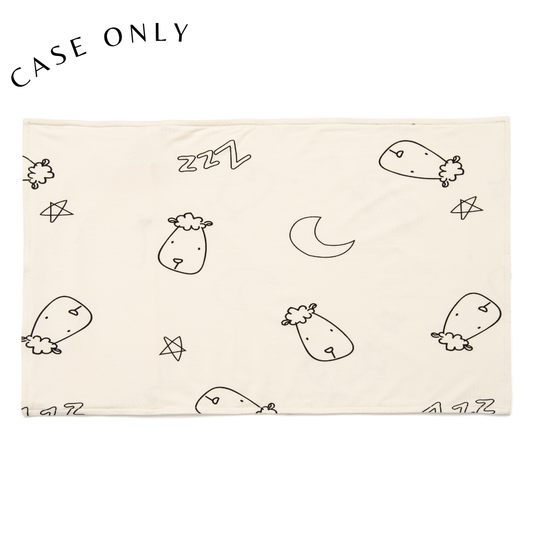 Head Pillow Case Sweet Dreams Baa Baa Yellow - Kids