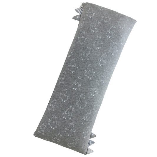 XL Bed-Time Buddy Big Sheepz Grey with Stripe, Polka Dot & Checkers tag Grey