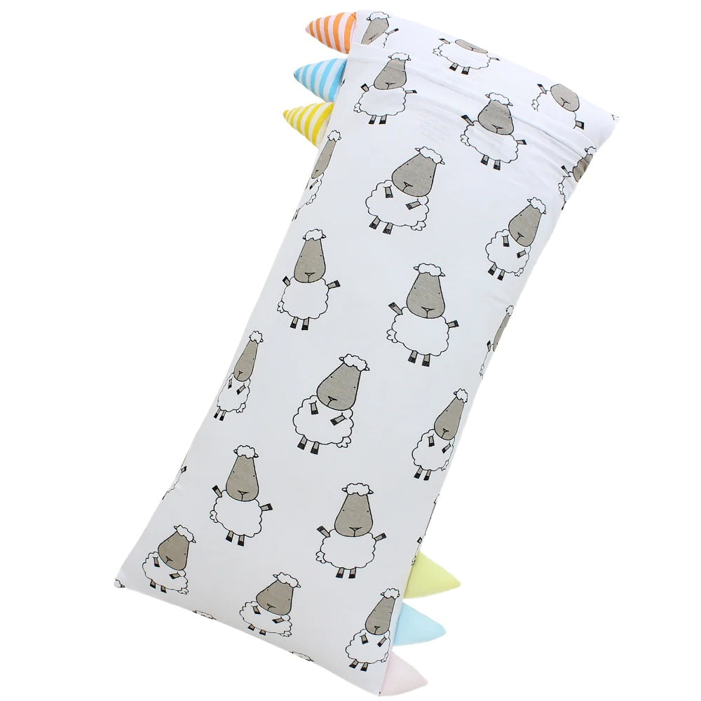 Jumbo Bed-Time Buddy™ Big Sheepz White with Colour & Stripe tag