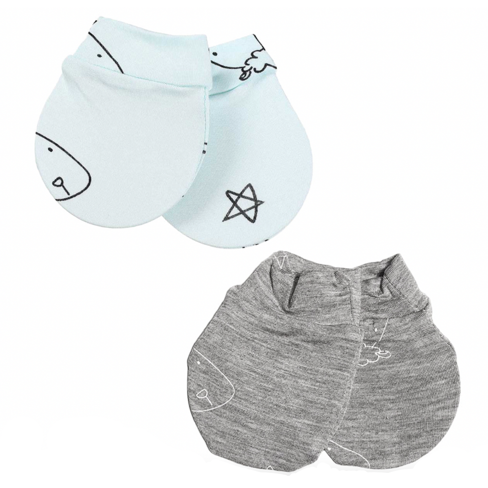 Mittens Sweet Dreams Baa Baa Blue + Sweet Dreams Baa Baa Grey Set 2pairs