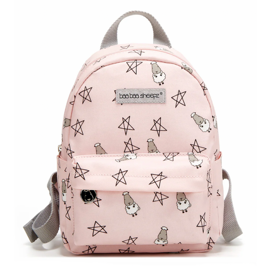 Baa Baa Sheepz Backpack Small Star & Sheepz Pink - Small