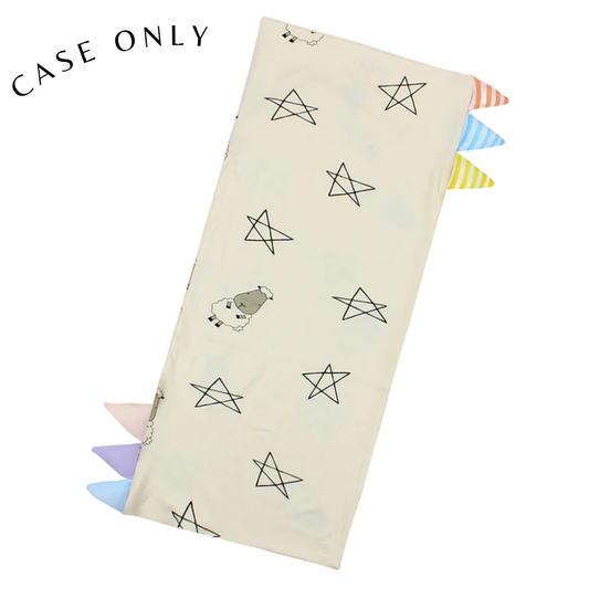 Jumbo Bed-Time Buddy™ Case Big Star & Sheepz Yellow with Colour & Stripe tag