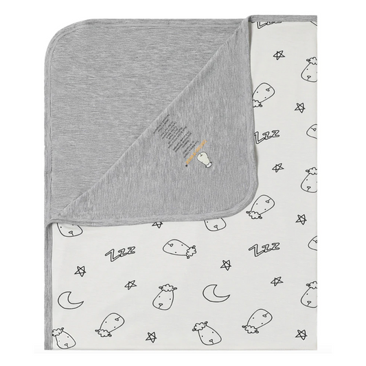 Double Layer Blanket - Sweet Dreams Baa Baa Yellow