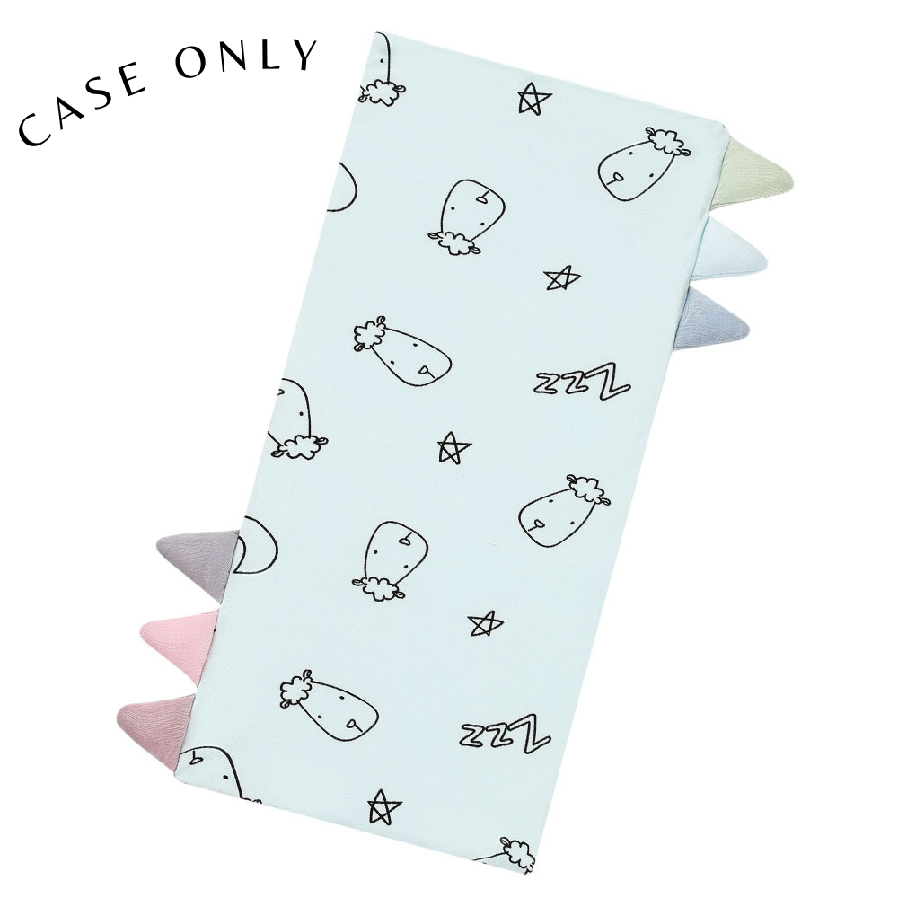 Medium Bed-Time Buddy Case Sweet Dreams Baa Baa Blue with Colour tag