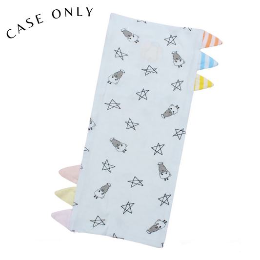 Jumbo Bed-Time Buddy Case Small Star & Sheepz Blue with Color & Stripe tag