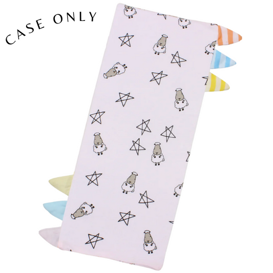 Jumbo Bed-Time Buddy Case Small Star & Sheepz Pink with Color & Stripe tag