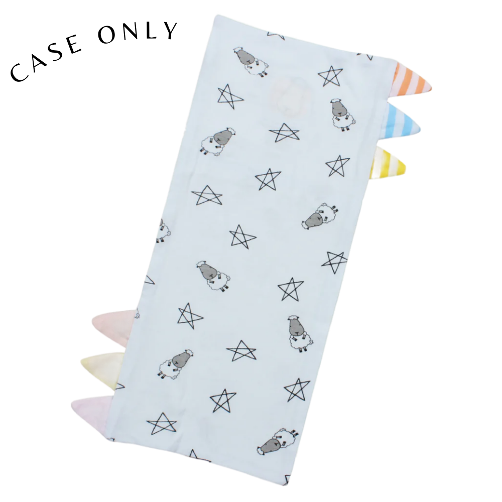 Medium Bed-Time Buddy™ Case Small Star & Sheepz Blue with Colour & Stripe tag