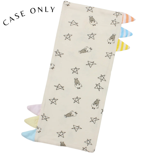 Small Bed-Time Buddy™ Case Small Star & Sheepz Yellow with Colour & Stripe tag