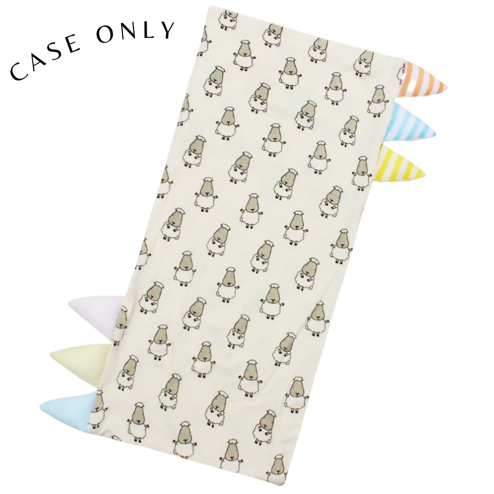 Medium Bed-Time Buddy™ Case Small Sheepz Yellow with Colour & Stripe tag