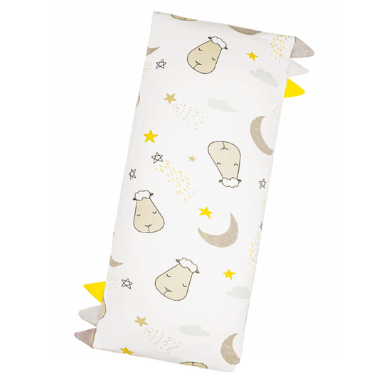 Jumbo Bed-Time Buddy™ Goodnight Baa Baa White with Colour tag