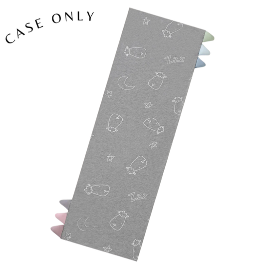 XL Bed-Time Buddy Case Sweet Dreams Baa Baa Grey with Colour tag
