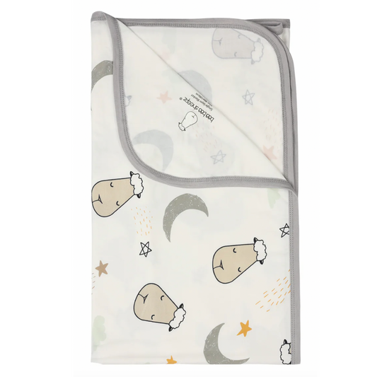 Single Layer Blanket Goodnight Baa Baa White - 36M