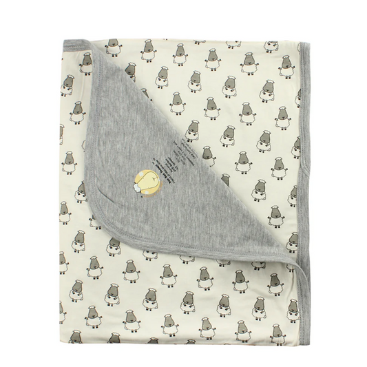 Double Layer Blanket Small Sheepz Yellow