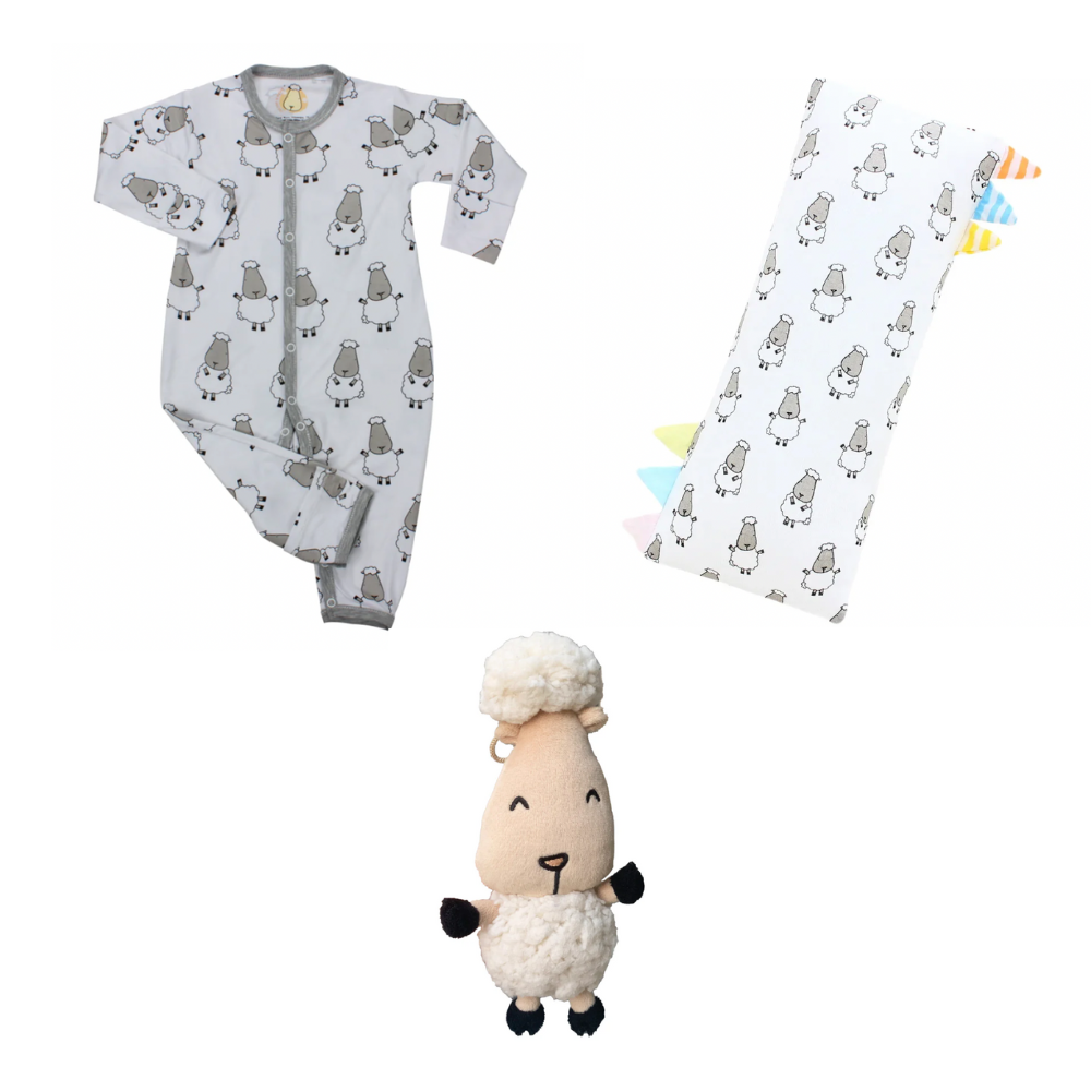 Big Sheepz Baa Baa White Newborn Gift Set