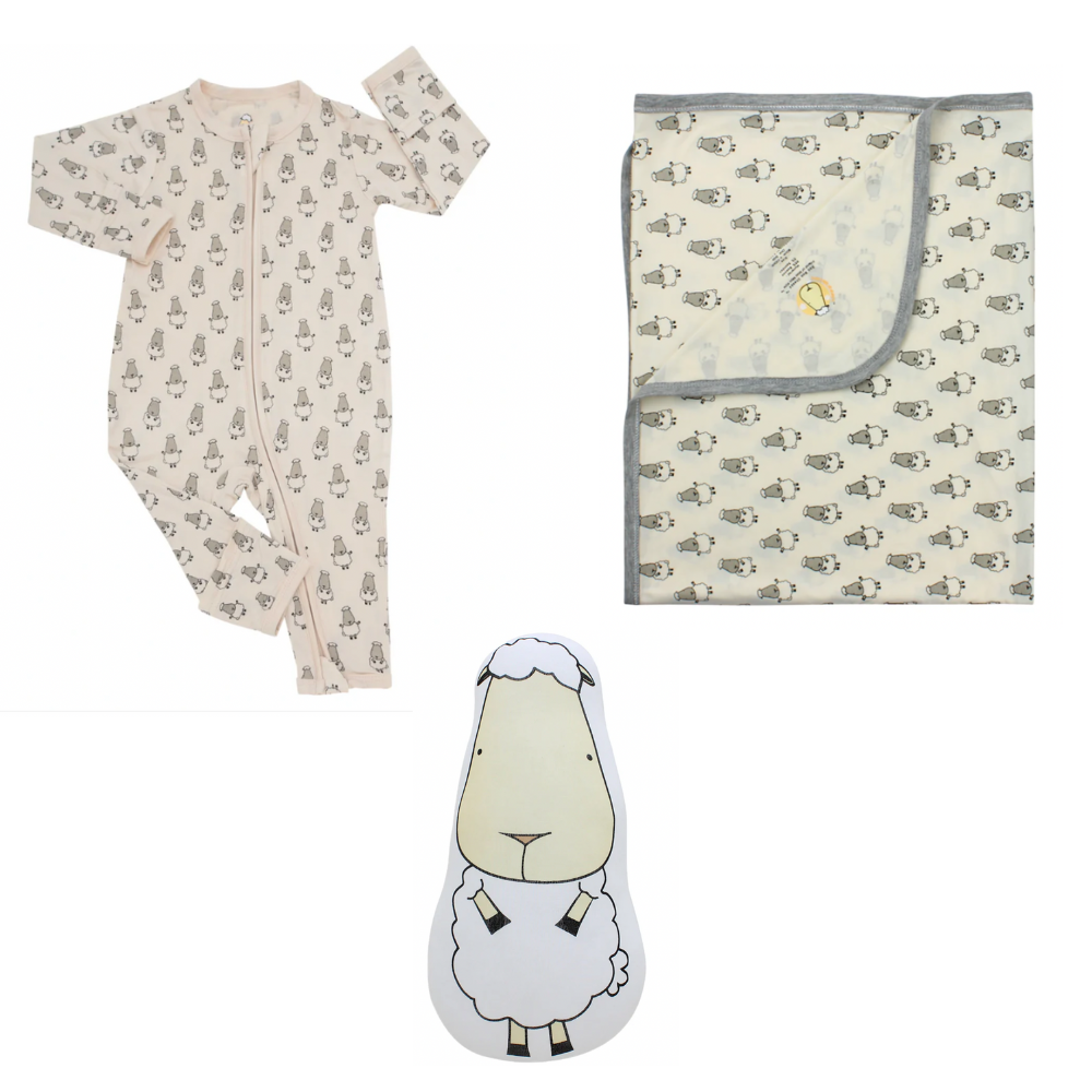 Small Sheepz Yellow Baa Baa Newborn Gift Set