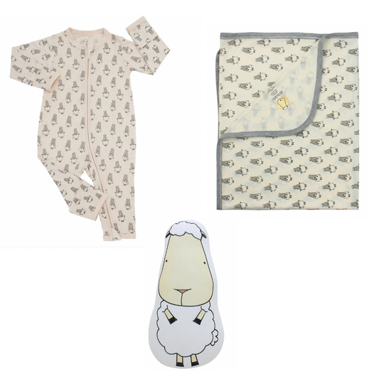 Small Sheepz Yellow Baa Baa Newborn Gift Set