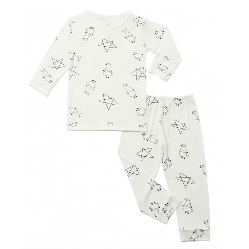 Pyjamas Set Cute Big Star & Sheepz White + Cute Big Star & Sheepz White