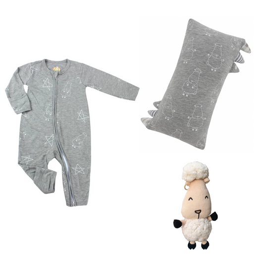 Big Star and Sheepz Grey Newborn Gift Set