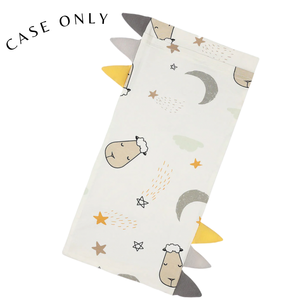 Medium Bed-Time Buddy Case Goodnight Baa Baa White with Colour tag
