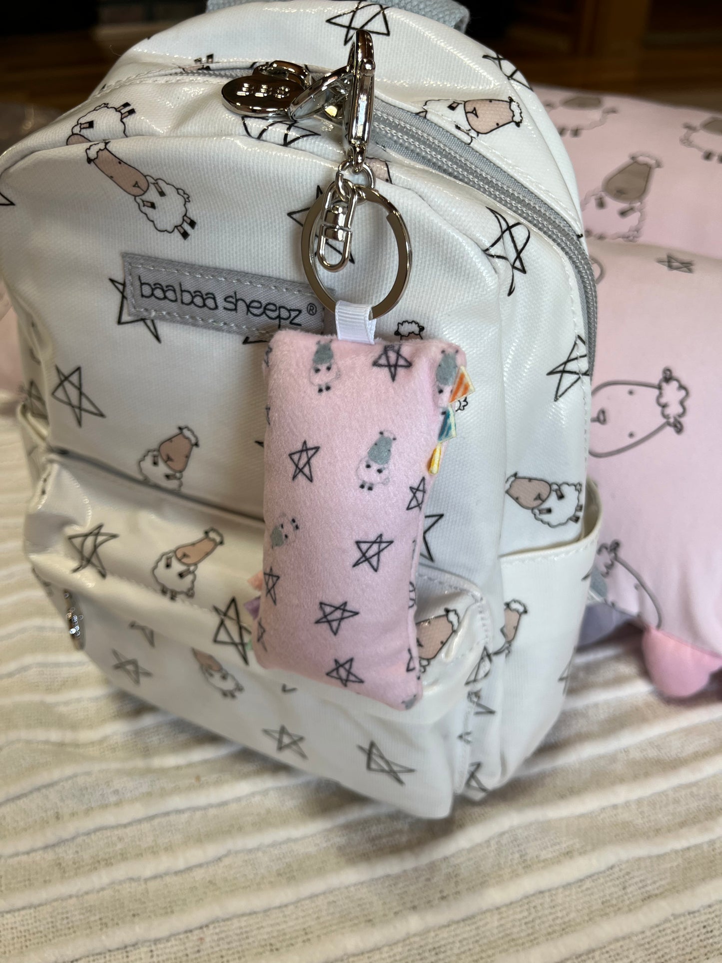 Keychain Bed-Time Buddy Small Stars & Sheepz - 10cm