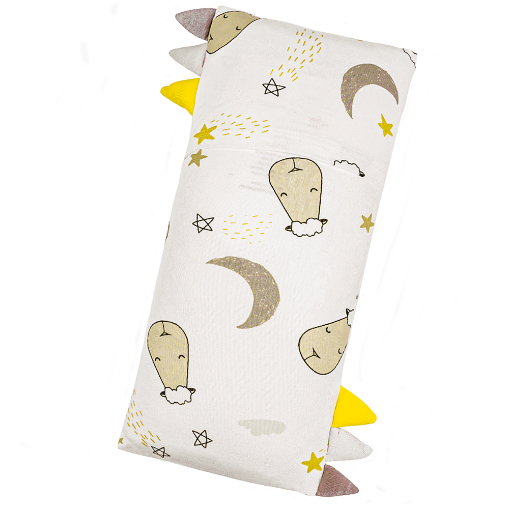 Medium Bed-Time Buddy™ Goodnight Baa Baa White with Colour tag