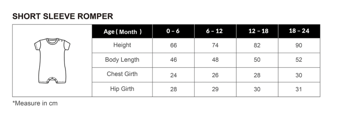 Short Sleeve Romper Cute Big Star & Sheepz White