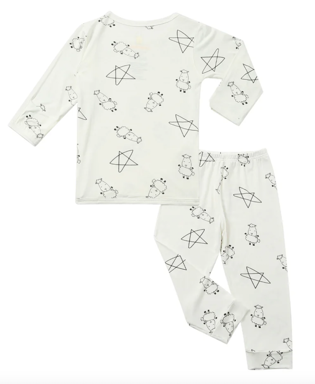 Pyjamas Set Cute Big Star & Sheepz White + Cute Big Star & Sheepz White