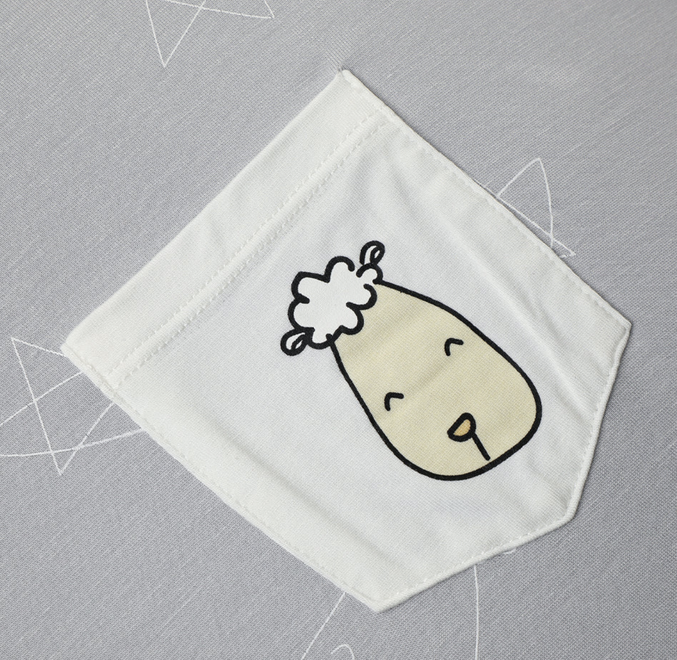 Women Dress Cute Big Star & Head Grey