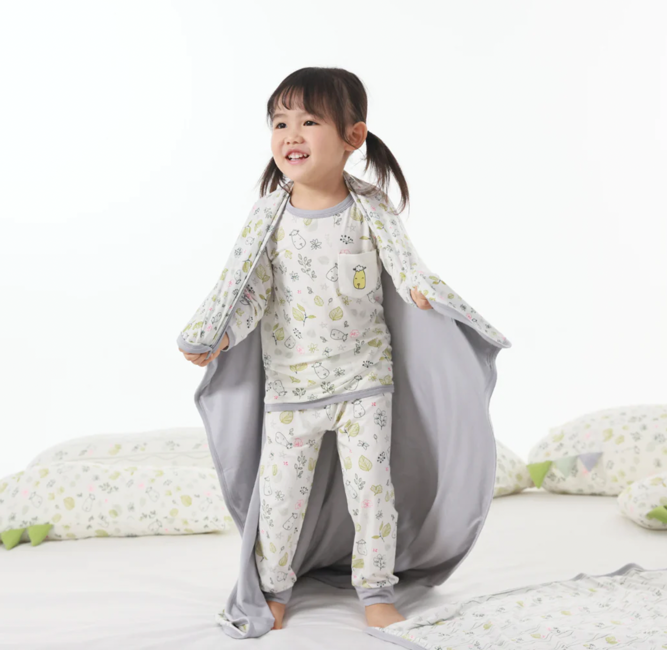 Double Layer Blanket Dream Garden A Cream -36M