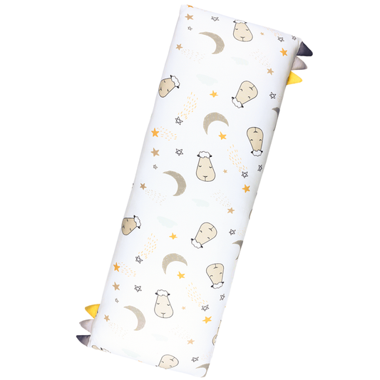 XL Bed-Time Buddy™ Goodnight Baa Baa White with Colour tag