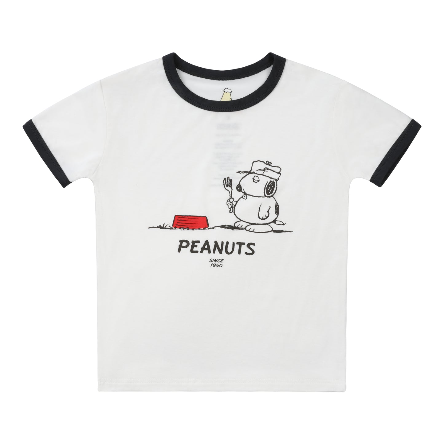 Snoopy V2 PJ Set Short Sleeve Shirt S29 White + Shorts S29 White