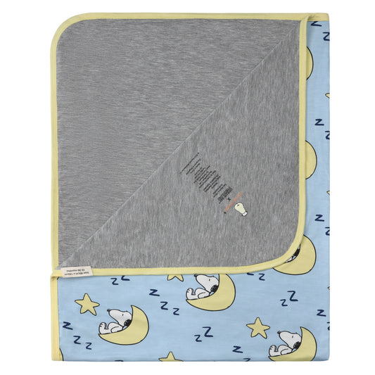 Double Layer Blanket Snoopy V2 S40 Blue - 36M