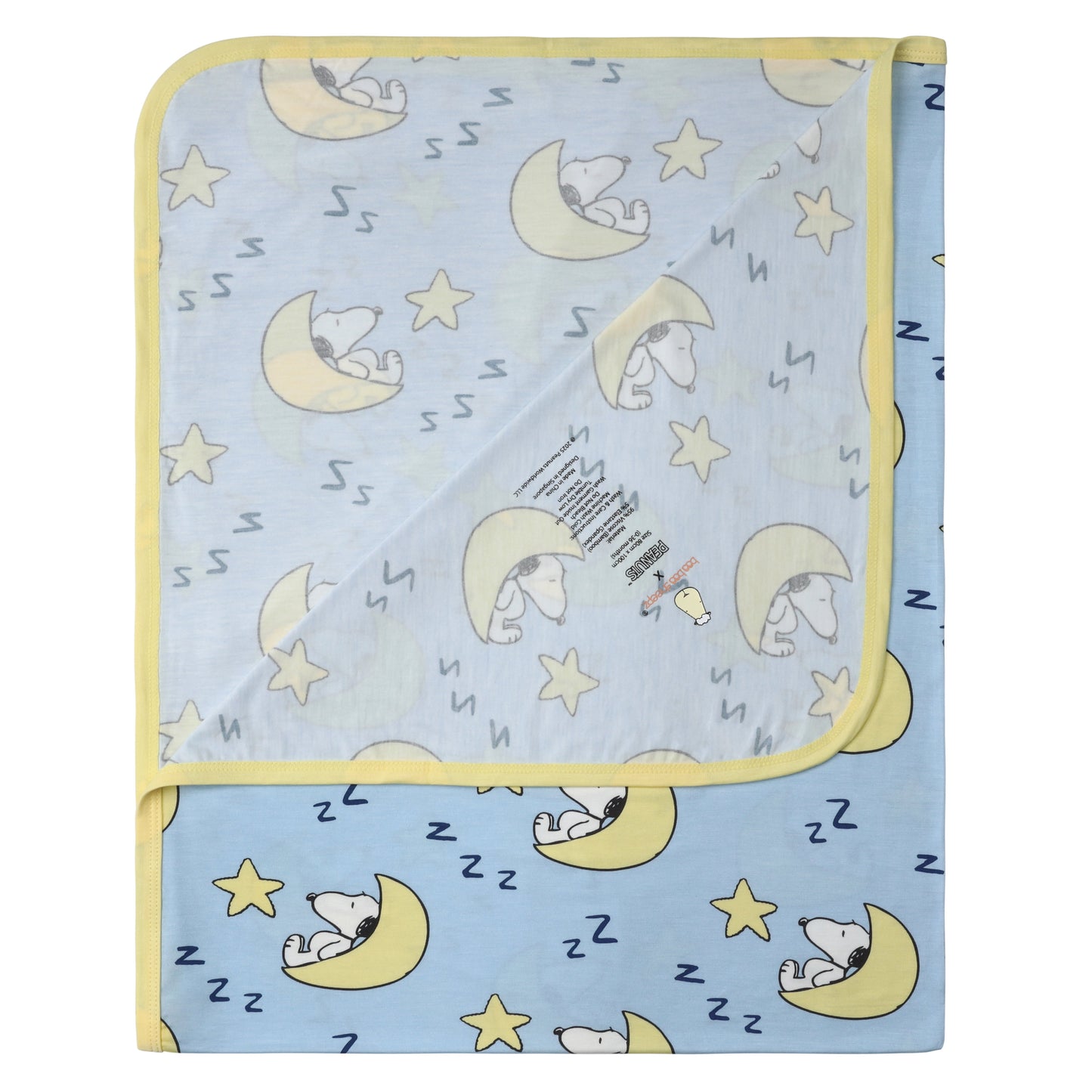 Single Layer Blanket Snoopy V2 S40 Blue - 36M