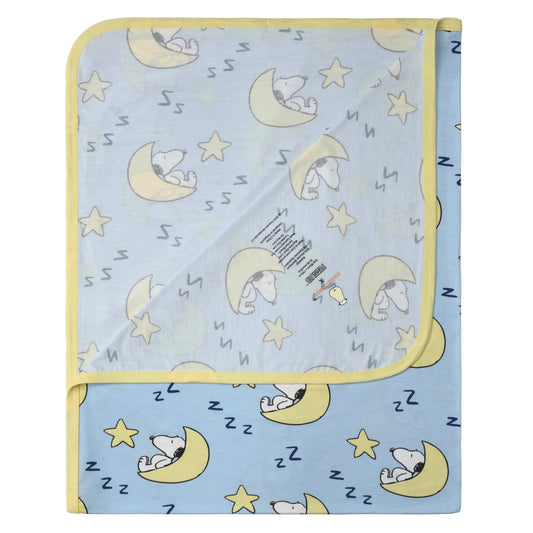 Single Layer Blanket Snoopy V2 S40 Blue - 36M
