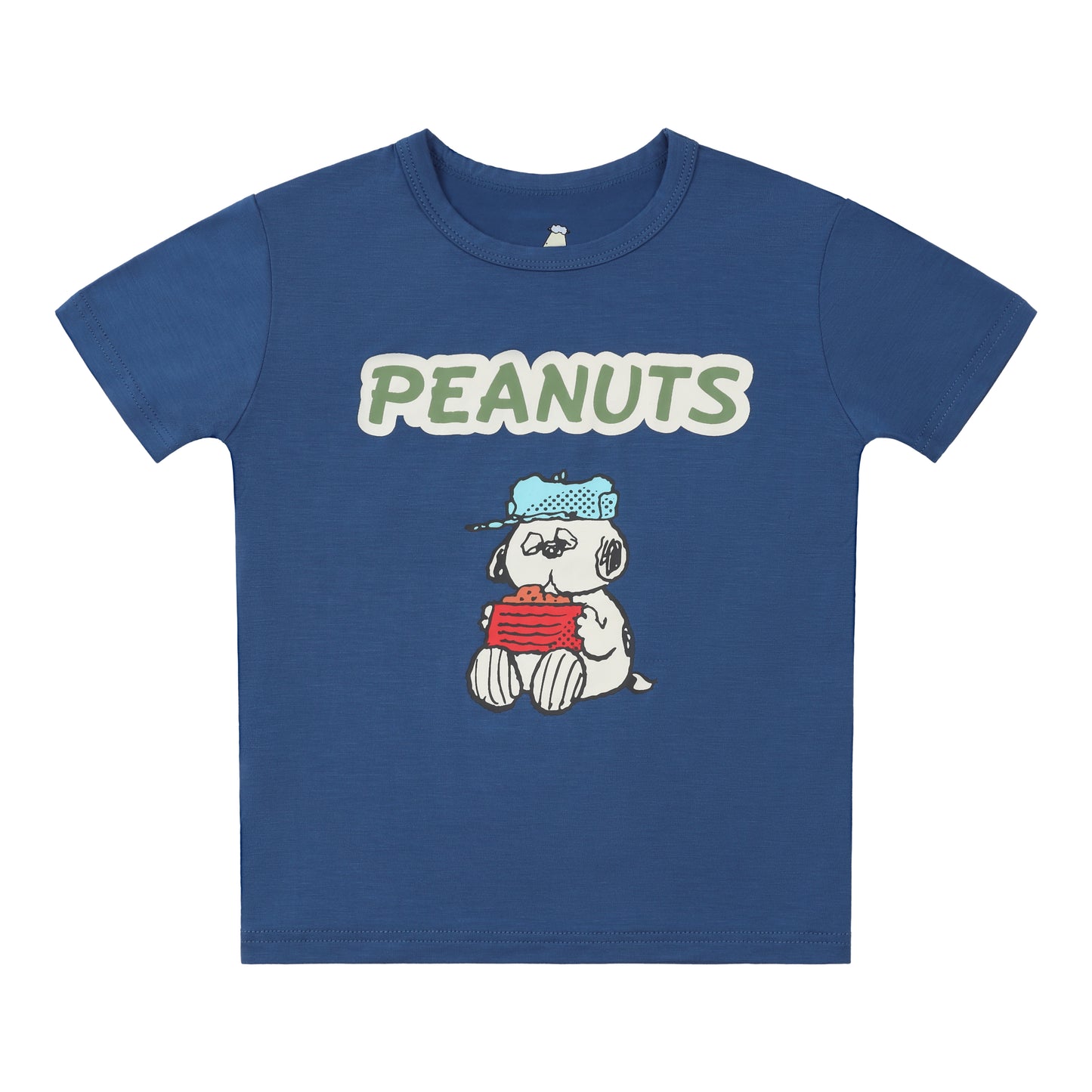 Snoopy V2 PJ Set Short Sleeve Shirt S30 Blue + Shorts S30 Blue