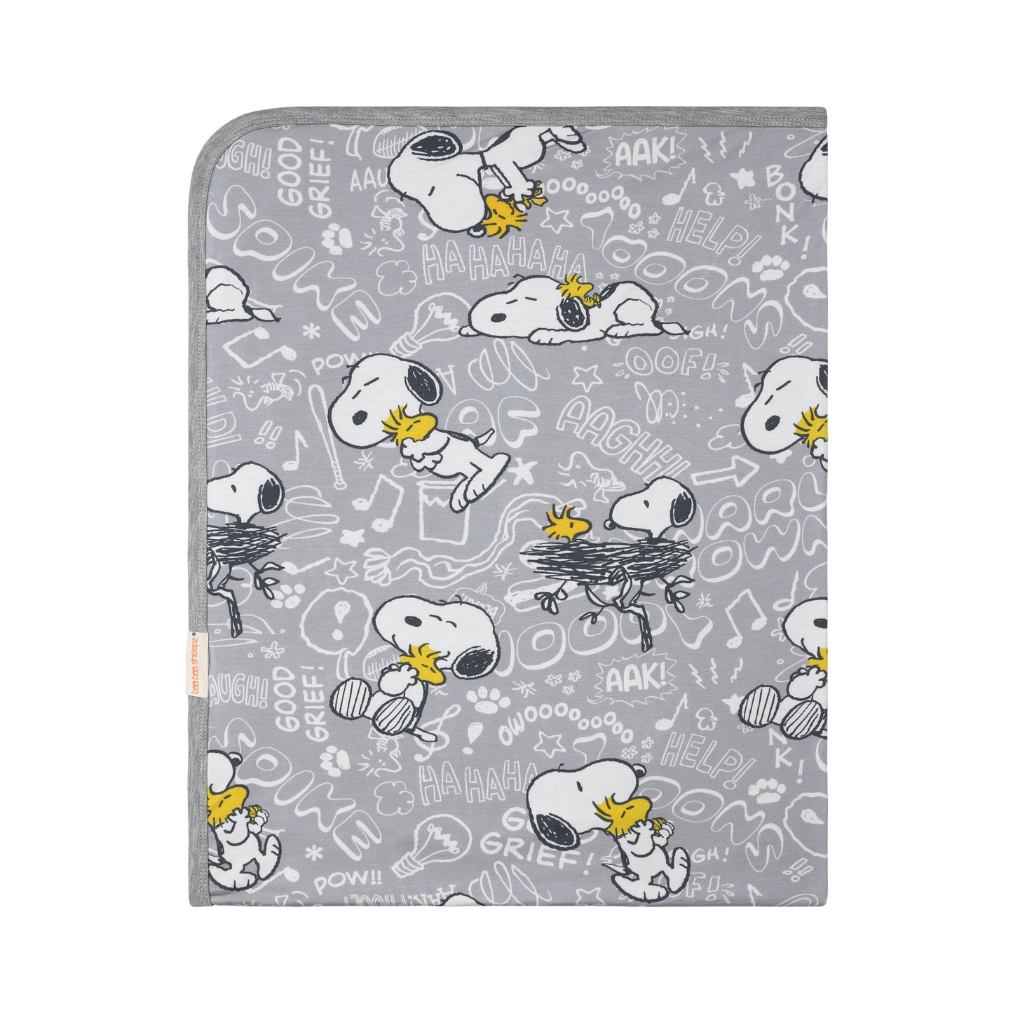 Double Layer Blanket Snoopy V2 S41 Grey - 36M