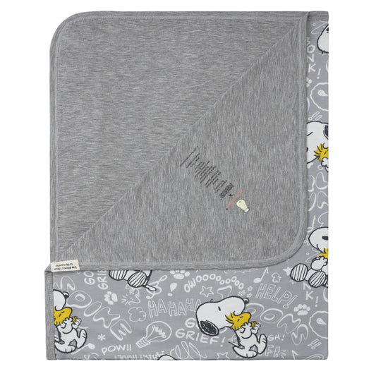Double Layer Blanket Snoopy V2 S41 Grey - 36M