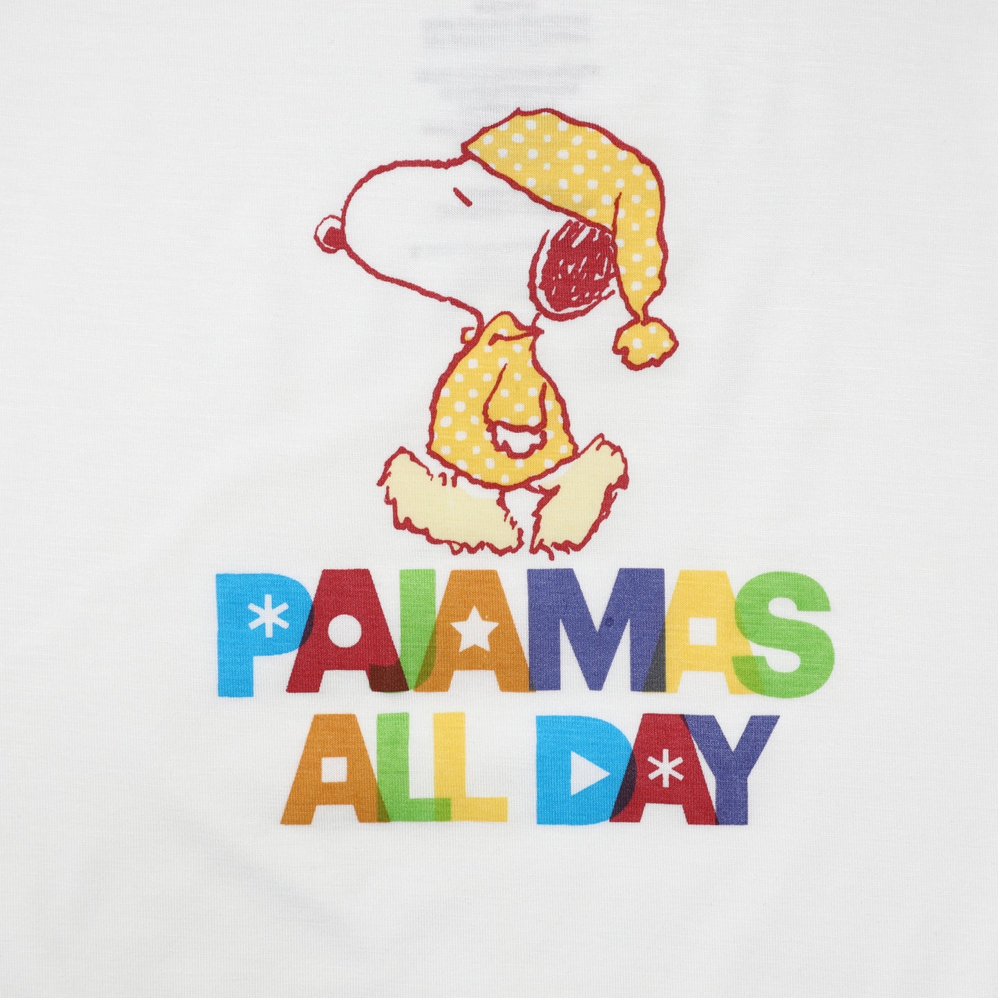 Snoopy V2 Pyjamas Set S20 White + Pants S20 White