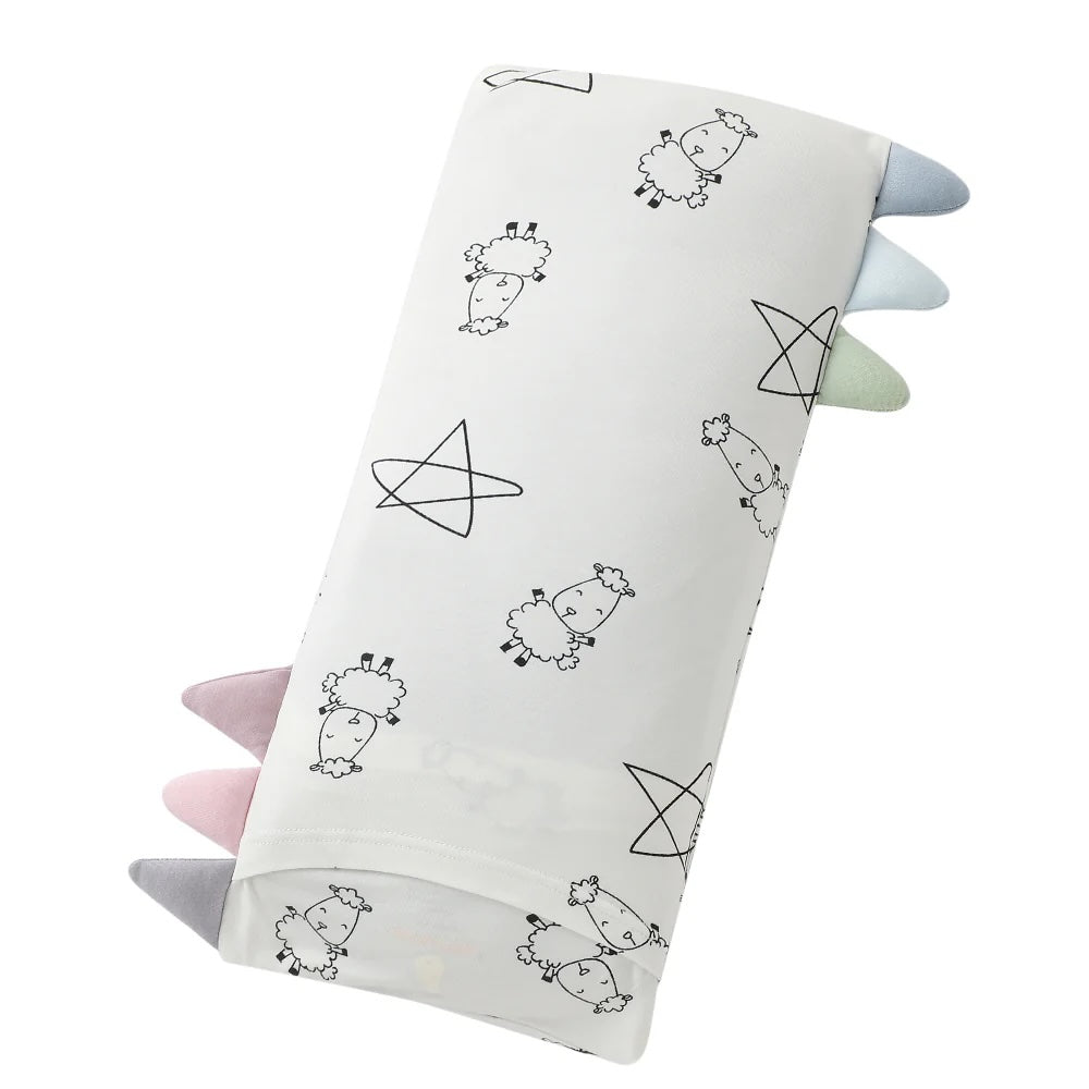 Medium Bed-Time Buddy Cute Big Star & Sheepz White with Colour tag