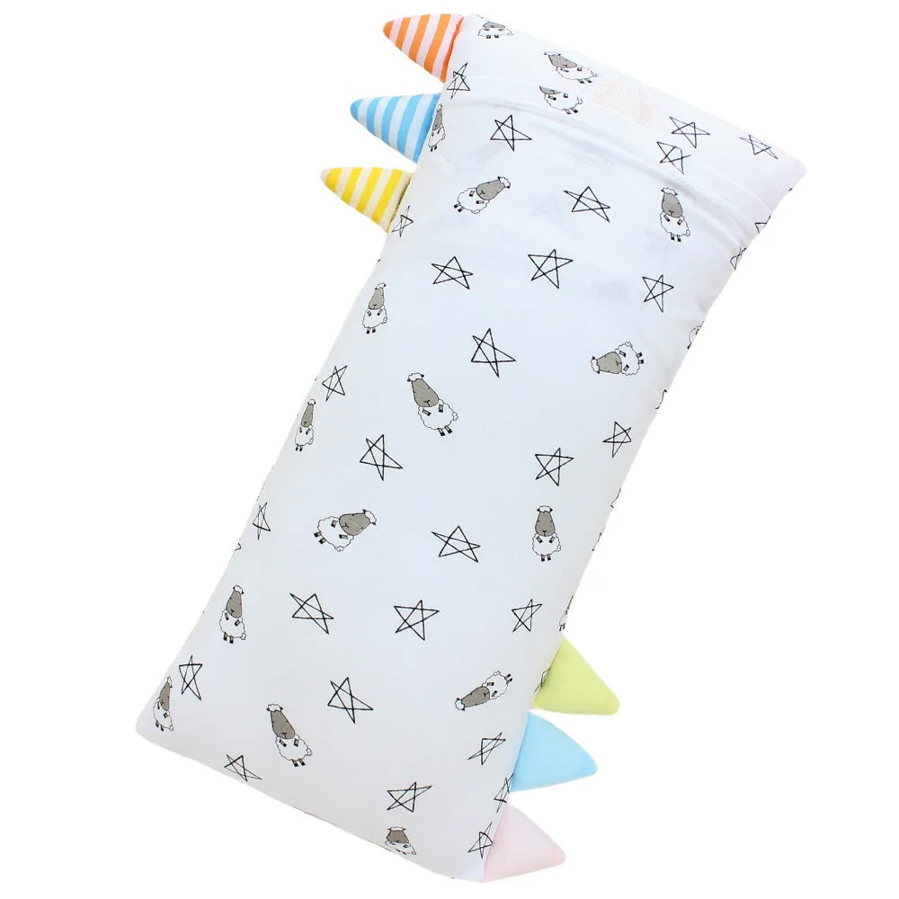 Medium Bed-Time Buddy™ Small Star & Sheepz White with Colour & Stripe tag