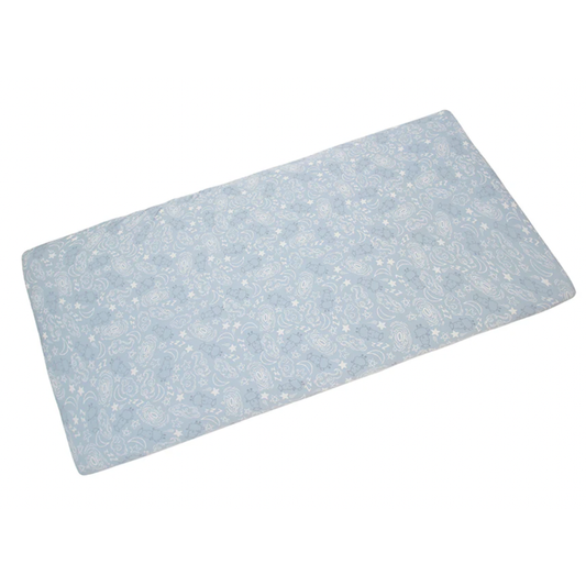 Mattress Sheet Baa Baa in the Universe Blue - Single Bed