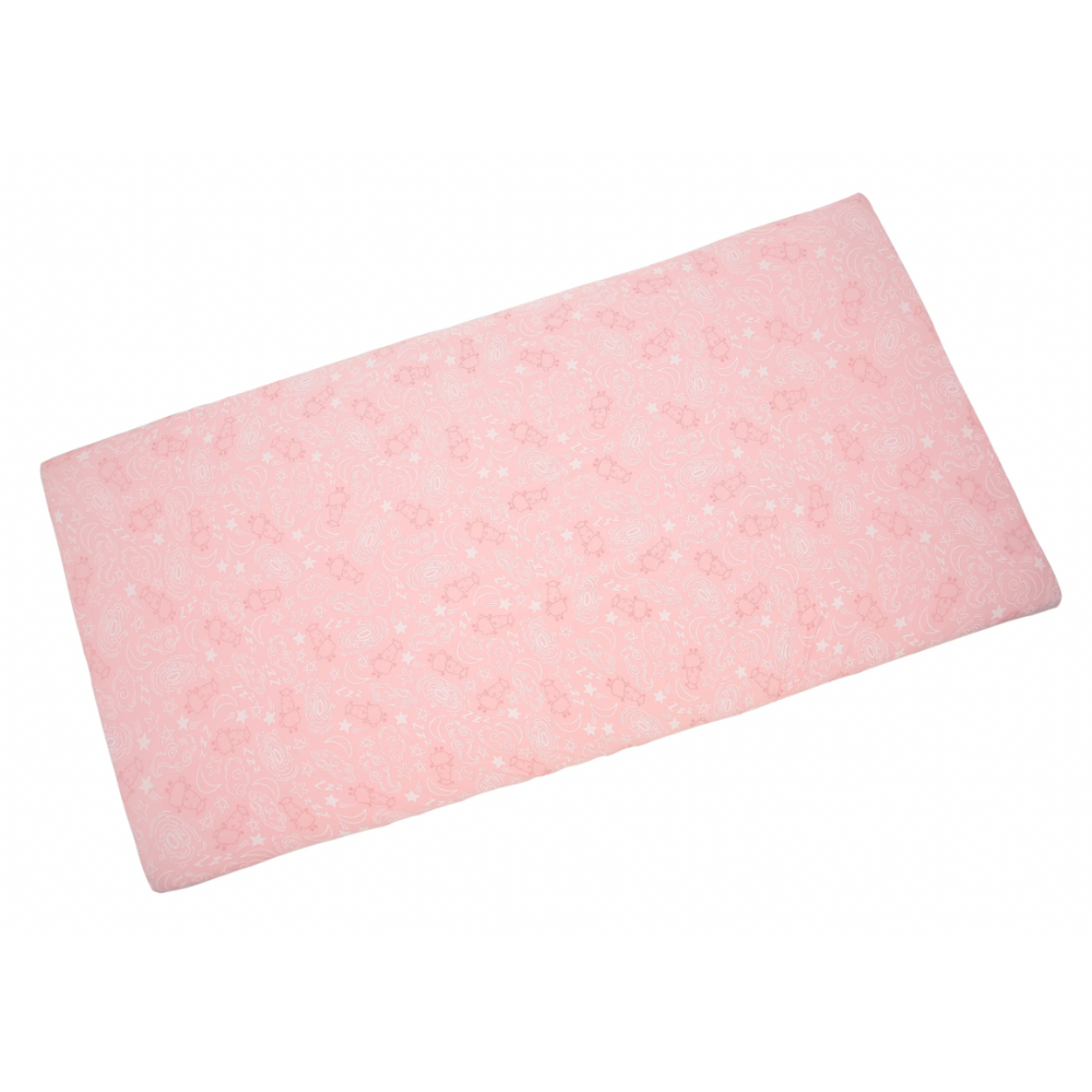 Mattress Sheet Baa Baa in the Universe Pink - Single Bed