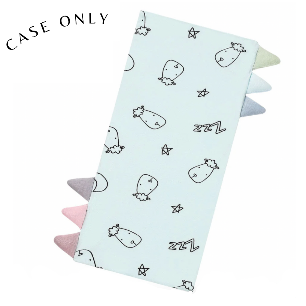Small Bed-Time Buddy Case Sweet Dreams Baa Baa Blue with Colour tag