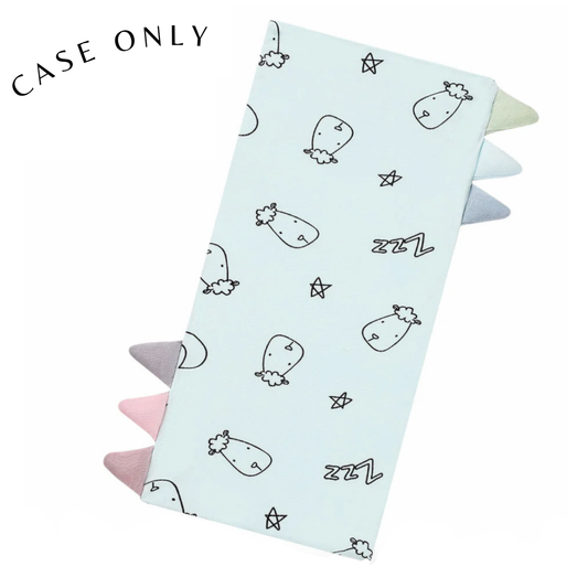 Small Bed-Time Buddy Case Sweet Dreams Baa Baa Blue with Colour tag
