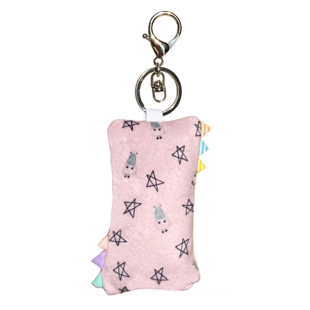 Keychain Bed-Time Buddy Small Stars & Sheepz Pink - 10cm