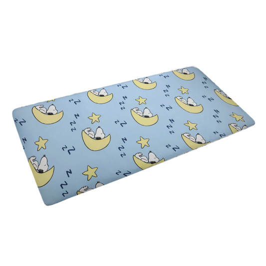 Snoopy V2 Mattress Sheet S40 Blue (60 x 120cm / 70 x 140cm)